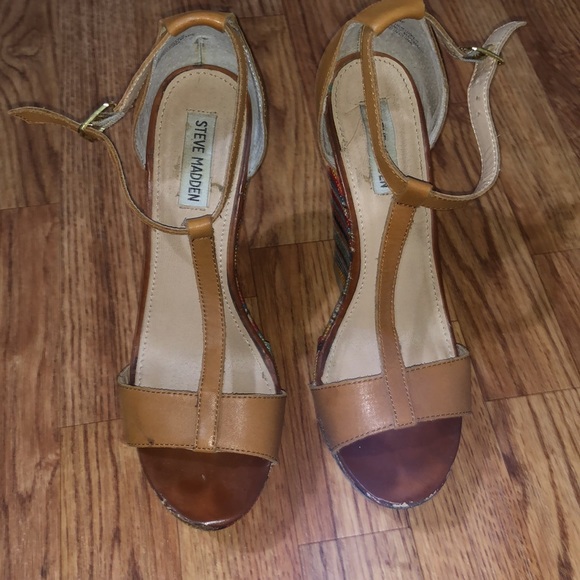 Steve Madden multicolor wedges - Picture 2 of 4